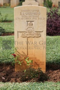 BEIRUT WAR CEMETERY - GREENHEAD, ERNEST JOHN